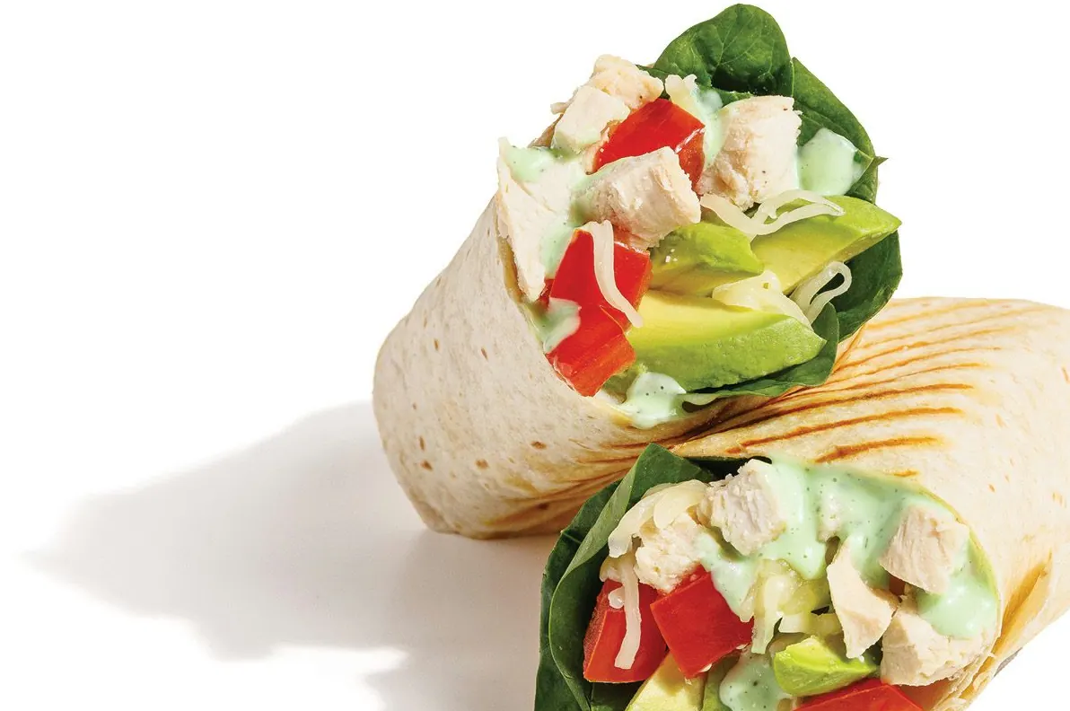 Cali Chicken Grilled Wrap